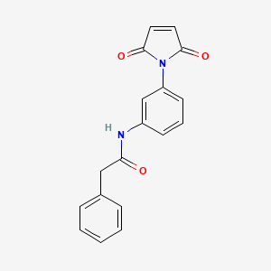 N-[3-(2,5-dioxo-2,5-dihydro-1H-pyrrol-1-yl)phenyl]-2-phenylacetamide