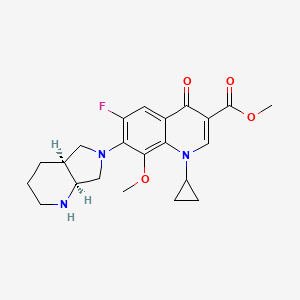 molecular formula C22H26FN3O4 B587453 Moxifloxacin Methyl Ester CAS No. 721970-35-0