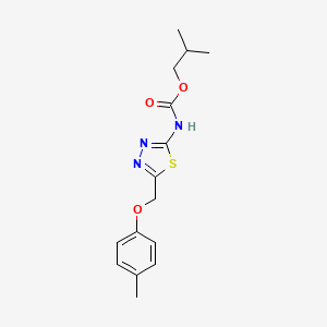 isobutyl {5-[(4-methylphenoxy)methyl]-1,3,4-thiadiazol-2-yl}carbamate