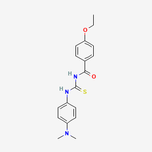 molecular formula C18H21N3O2S B5874554 N-({[4-(dimethylamino)phenyl]amino}carbonothioyl)-4-ethoxybenzamide 