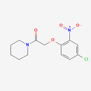 1-[(4-chloro-2-nitrophenoxy)acetyl]piperidine