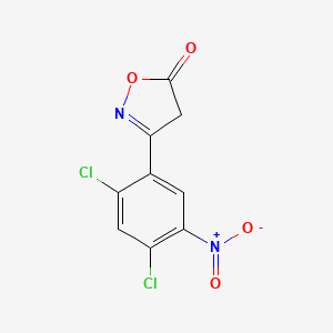 3-(2,4-dichloro-5-nitrophenyl)-5(4H)-isoxazolone