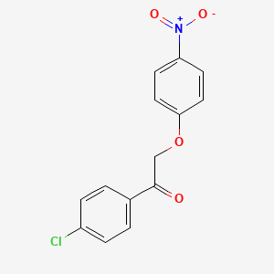 1-(4-chlorophenyl)-2-(4-nitrophenoxy)ethanone