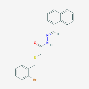 2-[(2-bromobenzyl)thio]-N'-(1-naphthylmethylene)acetohydrazide