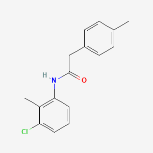 molecular formula C16H16ClNO B5874673 N-(3-chloro-2-methylphenyl)-2-(4-methylphenyl)acetamide 