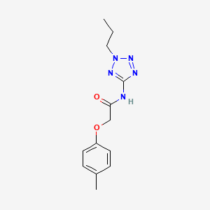 2-(4-methylphenoxy)-N-(2-propyl-2H-tetrazol-5-yl)acetamide