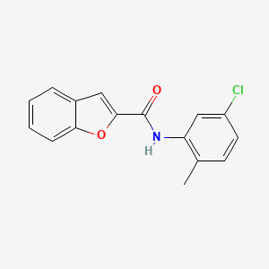 molecular formula C16H12ClNO2 B5874791 N-(5-chloro-2-methylphenyl)-1-benzofuran-2-carboxamide 