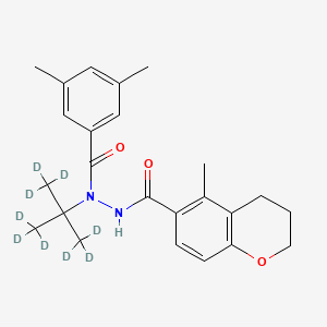 molecular formula C24H30N2O3 B587480 Chromafenozide-d9 CAS No. 1794964-23-0