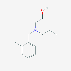 molecular formula C13H21NO B5874856 2-[(2-methylbenzyl)(propyl)amino]ethanol 