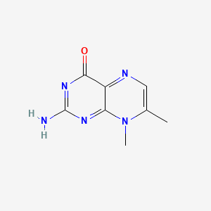 molecular formula C8H9N5O B587487 2-Amino-7,8-dimethylpteridin-4-one CAS No. 152630-94-9