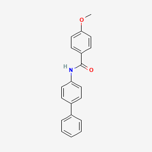 molecular formula C20H17NO2 B5874874 N-4-biphenylyl-4-methoxybenzamide 