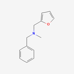 molecular formula C13H15NO B5874895 N-benzyl-1-(2-furyl)-N-methylmethanamine 