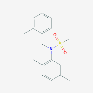 molecular formula C17H21NO2S B5874904 N-(2,5-dimethylphenyl)-N-(2-methylbenzyl)methanesulfonamide 