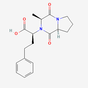 molecular formula C18H22N2O4 B587494 依那普利二酮哌嗪酸 CAS No. 115623-21-7