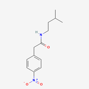 molecular formula C13H18N2O3 B5875011 N-(3-methylbutyl)-2-(4-nitrophenyl)acetamide 
