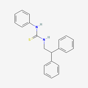 molecular formula C21H20N2S B5875022 N-(2,2-diphenylethyl)-N'-phenylthiourea 