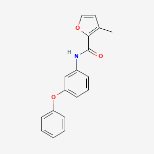 molecular formula C18H15NO3 B5875026 3-methyl-N-(3-phenoxyphenyl)-2-furamide 