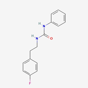 molecular formula C15H15FN2O B5875083 N-[2-(4-fluorophenyl)ethyl]-N'-phenylurea 