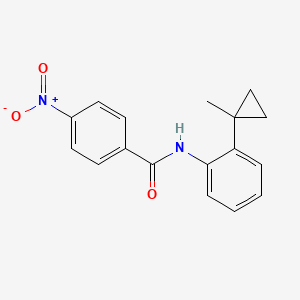 N-[2-(1-methylcyclopropyl)phenyl]-4-nitrobenzamide