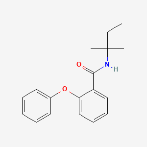 molecular formula C18H21NO2 B5875146 N-(1,1-dimethylpropyl)-2-phenoxybenzamide 