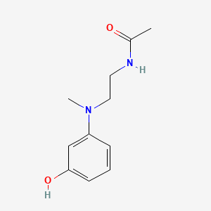 molecular formula C11H16N2O2 B587515 N-{2-[(3-Hydroxyphenyl)(methyl)amino]ethyl}acetamide CAS No. 203580-73-8