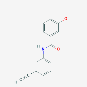 molecular formula C16H13NO2 B5875234 N-(3-ethynylphenyl)-3-methoxybenzamide 