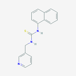 molecular formula C17H15N3S B5875241 N-1-naphthyl-N'-(3-pyridinylmethyl)thiourea CAS No. 56914-09-1
