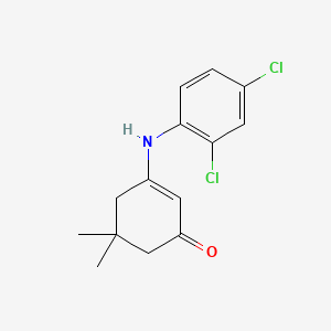 molecular formula C14H15Cl2NO B5875303 3-[(2,4-dichlorophenyl)amino]-5,5-dimethyl-2-cyclohexen-1-one CAS No. 145657-31-4