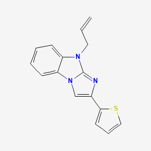 molecular formula C16H13N3S B5875310 9-allyl-2-(2-thienyl)-9H-imidazo[1,2-a]benzimidazole 