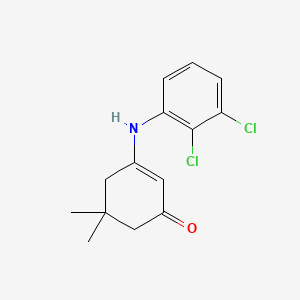 molecular formula C14H15Cl2NO B5875324 3-[(2,3-dichlorophenyl)amino]-5,5-dimethyl-2-cyclohexen-1-one CAS No. 100445-54-3