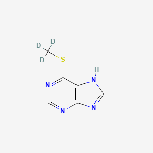 molecular formula C6H6N4S B587536 6-Methylmercaptopurine-d3 CAS No. 33312-93-5