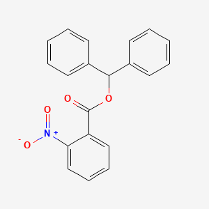 molecular formula C20H15NO4 B5875381 diphenylmethyl 2-nitrobenzoate 