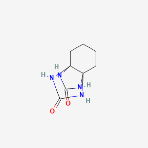 molecular formula C8H12N4O2 B5875451 7,9,10,12-tetraazatricyclo[4.3.3.0~1,6~]dodecane-8,11-dione 