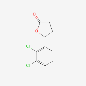 molecular formula C10H8Cl2O2 B587551 5-(2,3-Dichlorophenyl)dihydro-2(3H)-furanone CAS No. 1391052-21-3