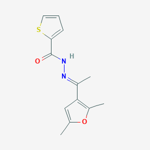 molecular formula C13H14N2O2S B5875519 N'-[1-(2,5-dimethyl-3-furyl)ethylidene]-2-thiophenecarbohydrazide 