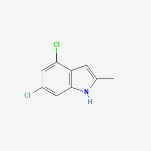 molecular formula C9H7Cl2N B587554 4,6-二氯-2-甲基-1H-吲哚 CAS No. 886362-21-6