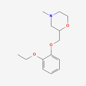 molecular formula C14H21NO3 B587558 2-[(2-Ethoxyphenoxy)methyl]-4-methylmorpholine CAS No. 48173-47-3