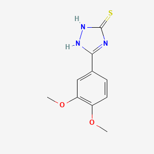 molecular formula C10H11N3O2S B5875593 5-(3,4-dimethoxyphenyl)-4H-1,2,4-triazole-3-thiol CAS No. 5544-70-7