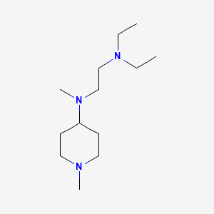 N,N-diethyl-N'-methyl-N'-(1-methyl-4-piperidinyl)-1,2-ethanediamine