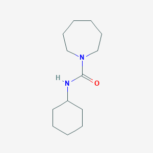 molecular formula C13H24N2O B5875671 N-cyclohexyl-1-azepanecarboxamide 