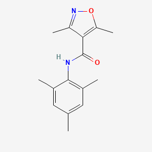 molecular formula C15H18N2O2 B5875709 N-mesityl-3,5-dimethyl-4-isoxazolecarboxamide 