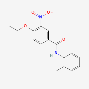 molecular formula C17H18N2O4 B5875724 N-(2,6-dimethylphenyl)-4-ethoxy-3-nitrobenzamide 