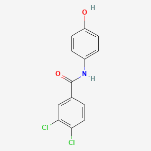 molecular formula C13H9Cl2NO2 B5875756 3,4-dichloro-N-(4-hydroxyphenyl)benzamide 