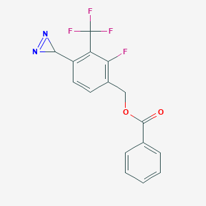 4-(3H-Diazirin-3-yl)-2-fluoro-3-(trifluoromethyl)benzyl benzoate