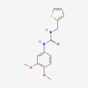 molecular formula C14H16N2O3S B5875760 N-(3,4-dimethoxyphenyl)-N'-(2-thienylmethyl)urea 