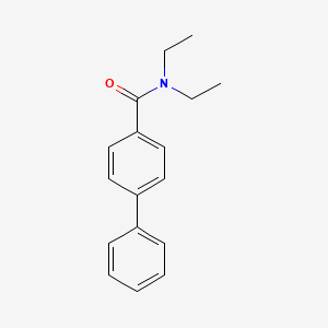 molecular formula C17H19NO B5875901 N,N-diethyl-4-biphenylcarboxamide 