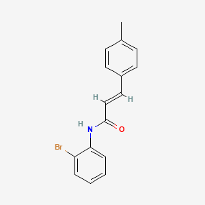 molecular formula C16H14BrNO B5875938 N-(2-bromophenyl)-3-(4-methylphenyl)acrylamide 