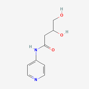molecular formula C9H12N2O3 B587601 N-(4-吡啶基)-3,4-二羟基丁酰胺 CAS No. 1246818-25-6