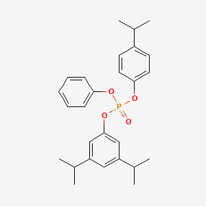 molecular formula C27H33O4P B587608 3,5-Bis(isopropyl)phenyl 4-Isopropylphenyl Phenyl Phosphate CAS No. 1391051-71-0