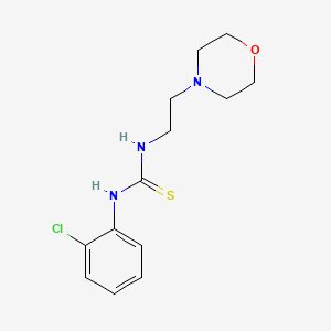 molecular formula C13H18ClN3OS B5876147 N-(2-chlorophenyl)-N'-[2-(4-morpholinyl)ethyl]thiourea 
